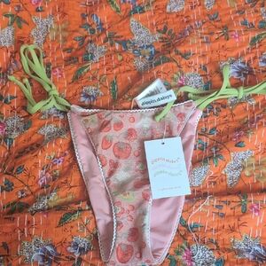 Dippin' Daisy's Pink and Green Bikini Bottom